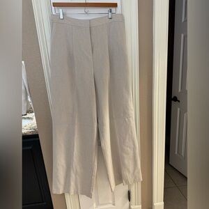 Topshop Cream Wide Leg Pants